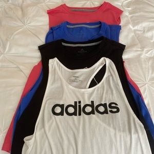 Set of adidas tank tops size small